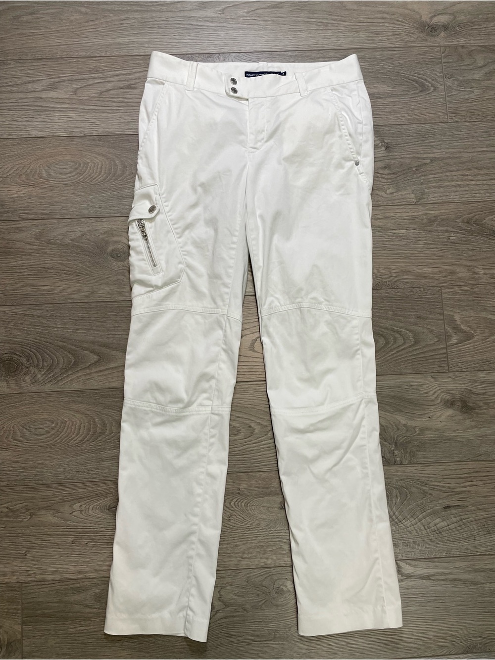 Ralph Lauren Golf Women's‎ White Cargo Pants, Sz 4 - Y2K utility preppy pants